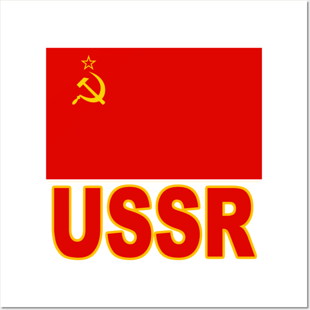 The Pride of the Soviet Union (USSR) - National Flag Design Wall Art by Naves